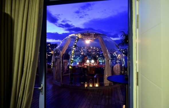 Virüs güvenlikli restoran 10