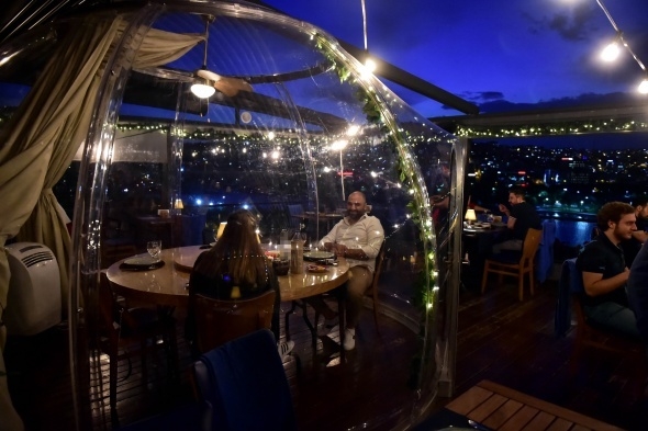 Virüs güvenlikli restoran 12