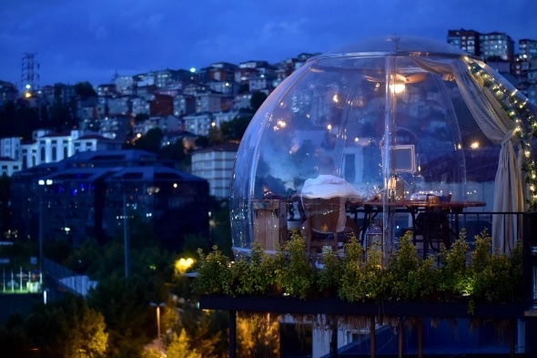 Virüs güvenlikli restoran 5