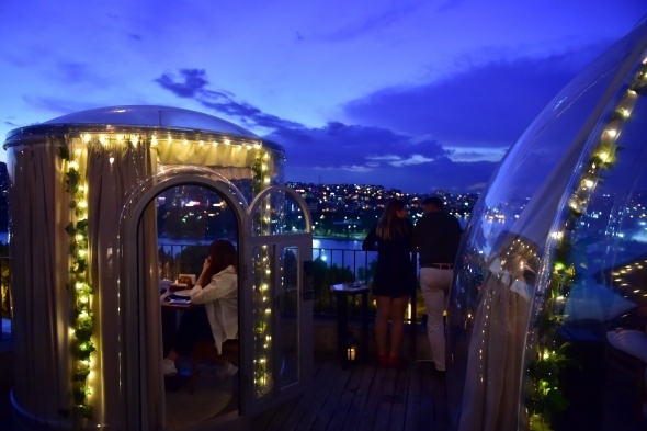 Virüs güvenlikli restoran 7