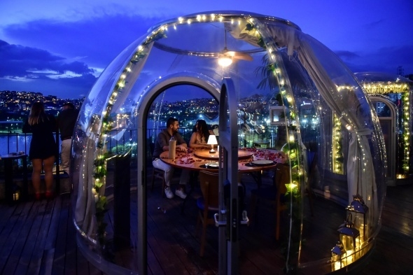 Virüs güvenlikli restoran 8