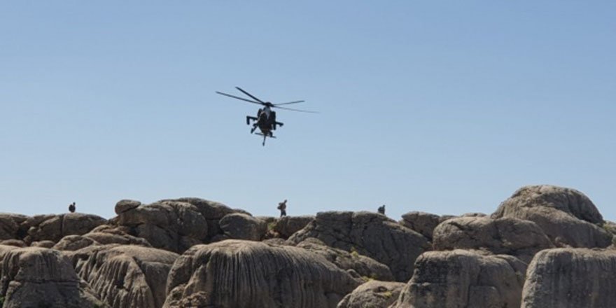 5 teröristin etkisiz hale getirildiği operasyonun görüntüleri paylaşıldı