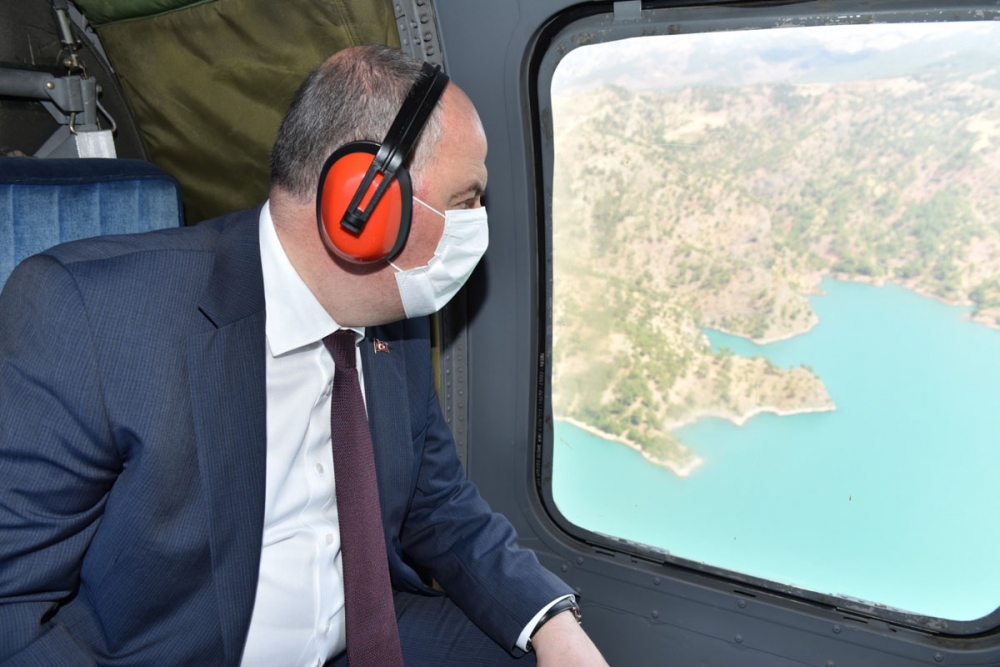 Vali Coşkun Kale Tepe Jandarma Üs Bölgesi'nde İncelemelerde Bulundu 6