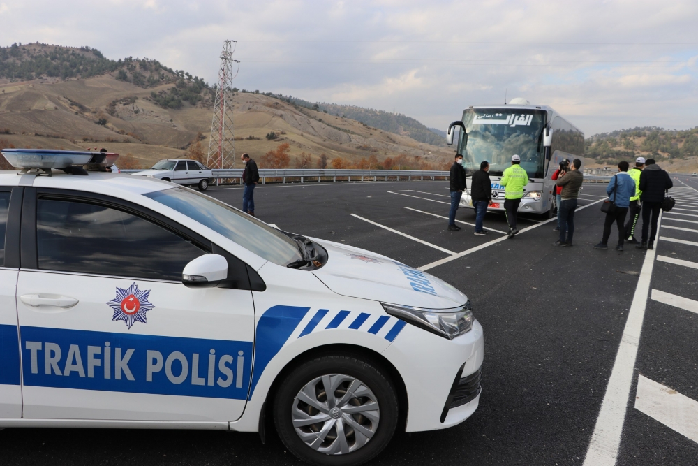 Kahramanmaraş’ta kış lastiği denetimi 5