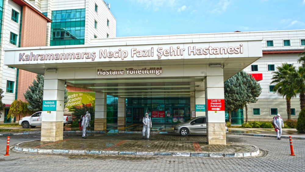 Kahramanmaraş'ta sağlık tesisleri dezenfekte edildi 4