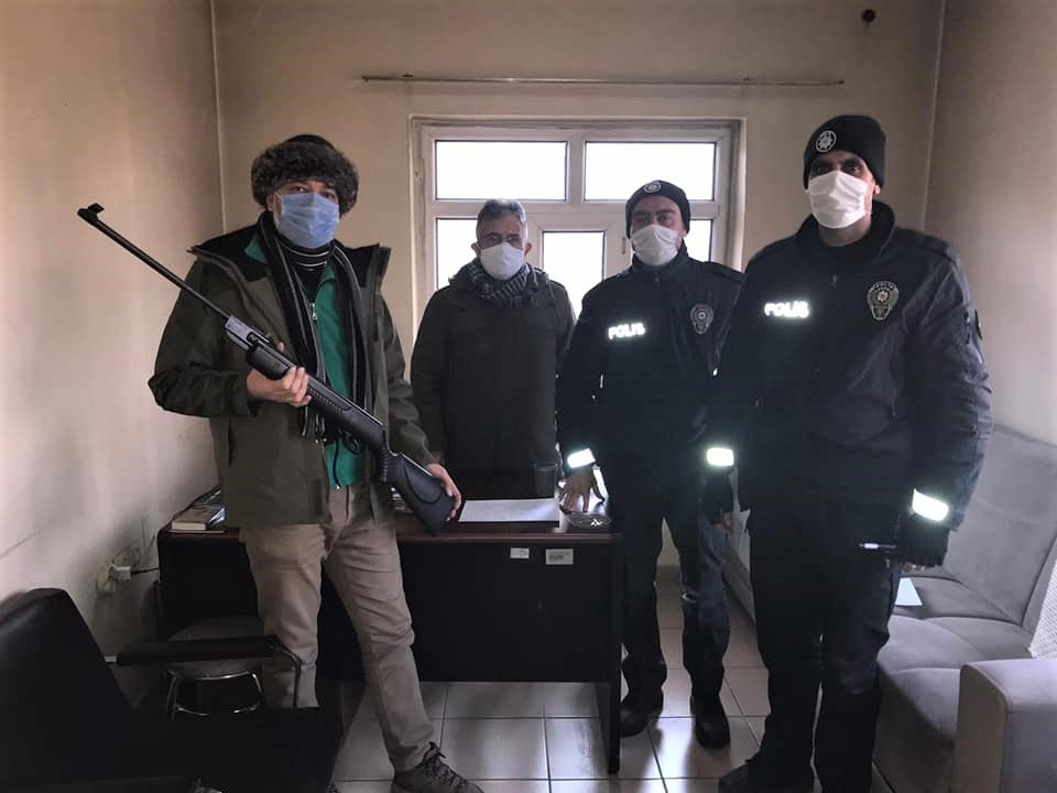 Kahramanmaraş'ta havalı tüfekle ördek avına ceza 1