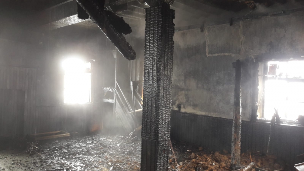 Kahramanmaraş’ta cami yangını 2