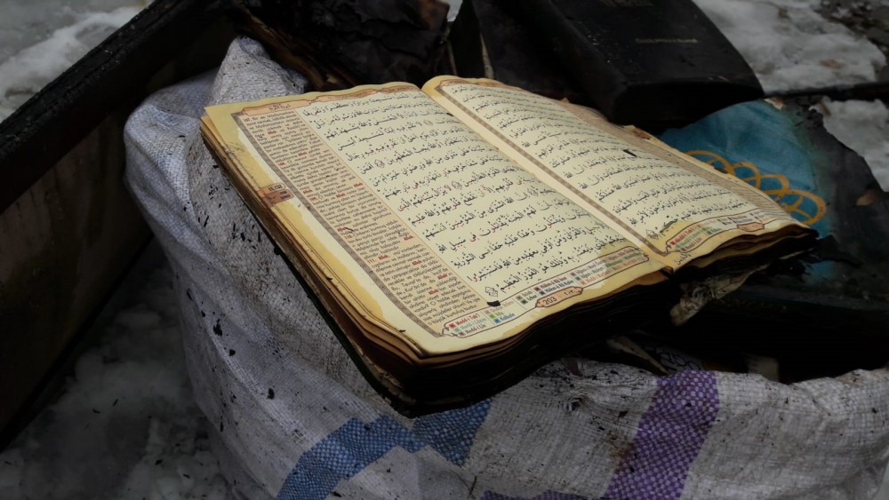 Kahramanmaraş’ta cami yangını 3