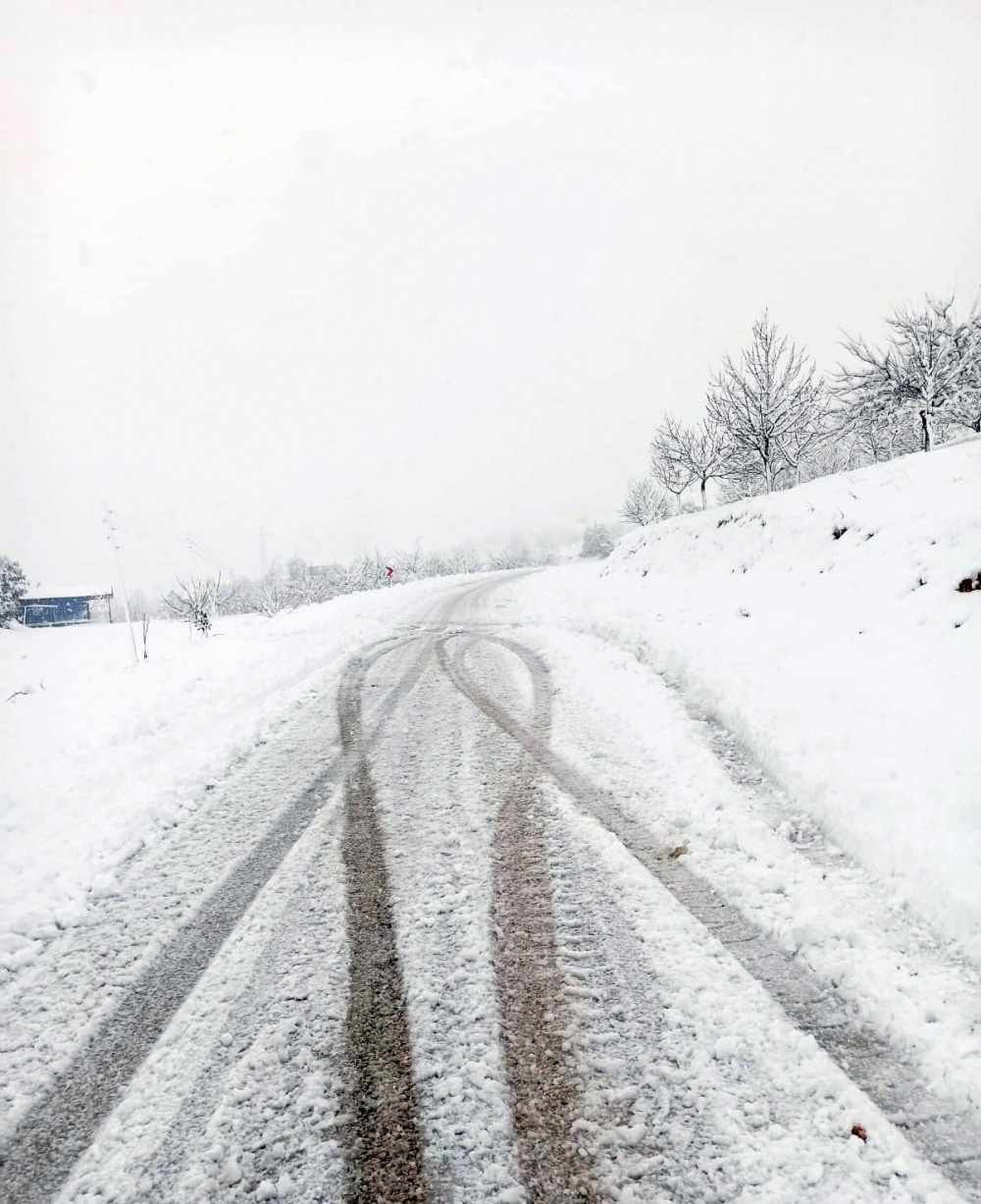 Kahramanmaraş'ta karla mücadele devam ediyor 4