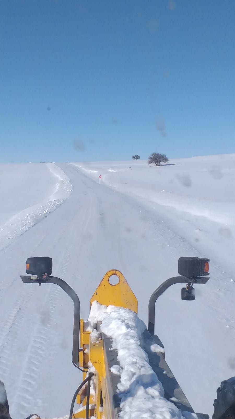 Kahramanmaraş'ın kuzey ilçelerinde karla mücadele 18