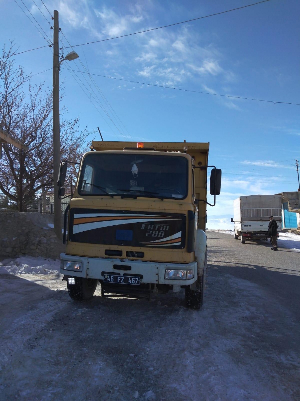 Kahramanmaraş'ın kuzey ilçelerinde karla mücadele 6