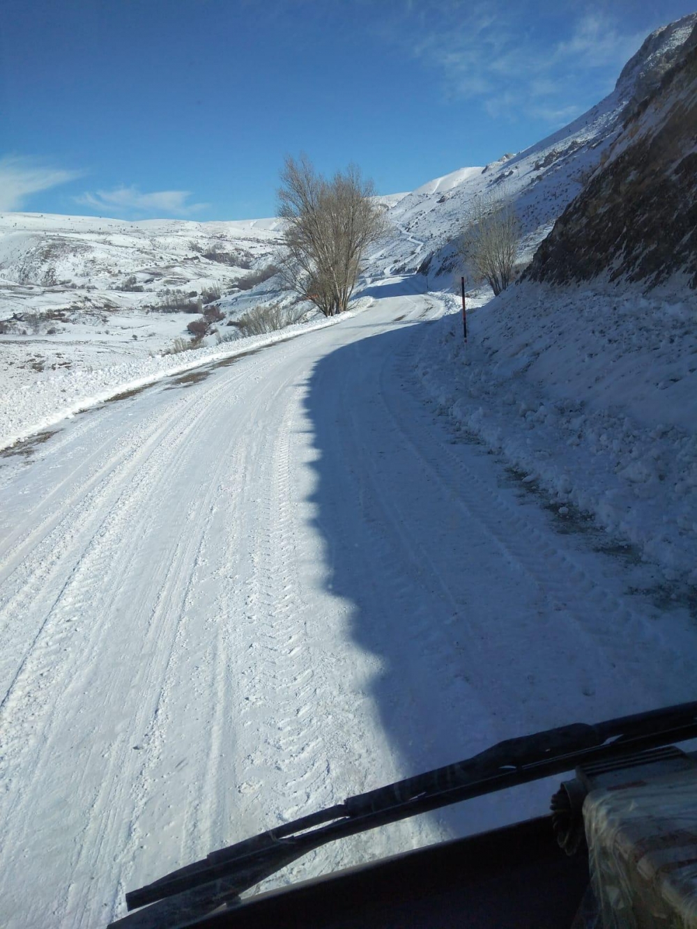 Kahramanmaraş'ın kuzey ilçelerinde karla mücadele 7
