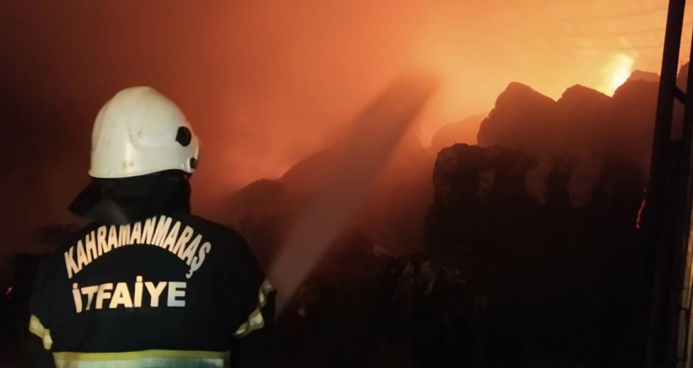 Kahramanmaraş’ta pamuk deposunda yangın 3