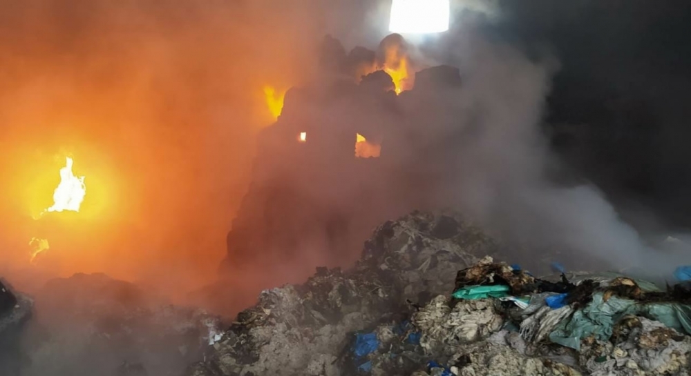 Kahramanmaraş’ta pamuk deposunda yangın 5