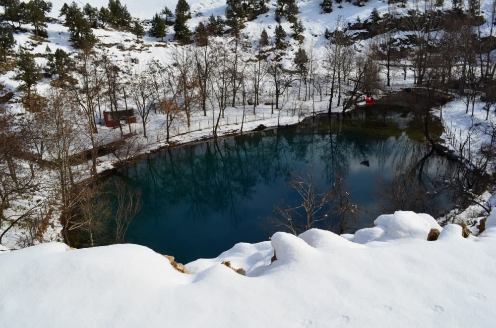 Kahramanmaraş’ın saklı cenneti ‘Yeşilgöz’ beyaz gelindiğini giydi 4