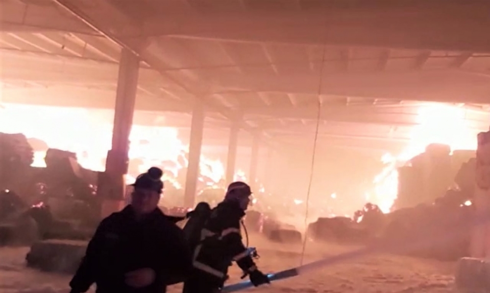 Kahramanmaraş’ta fabrika yangınından korkutan görüntüler 7