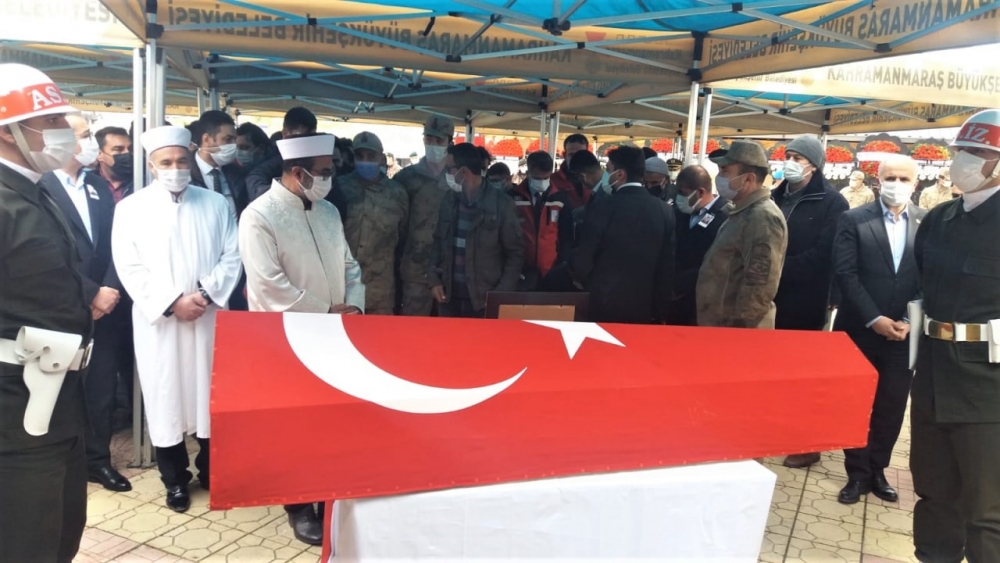 Şehit Mehmet Demir Kahramanmaraş'ta son yolculuğuna uğurlandı 1