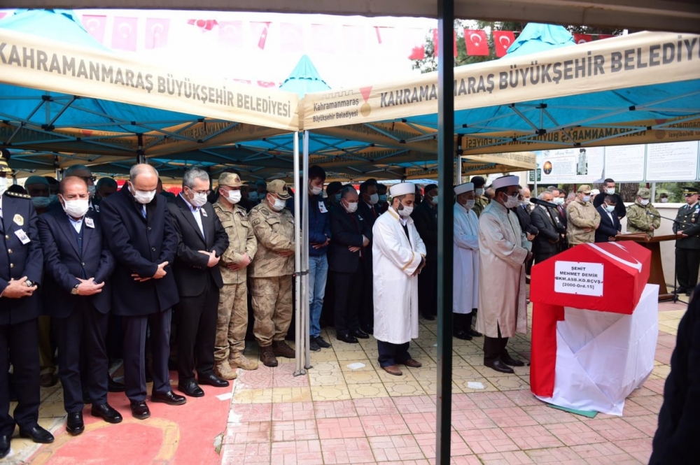 Şehit Mehmet Demir Kahramanmaraş'ta son yolculuğuna uğurlandı 10