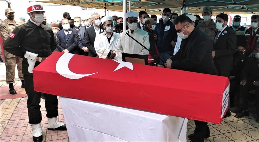 Şehit Mehmet Demir Kahramanmaraş'ta son yolculuğuna uğurlandı 4