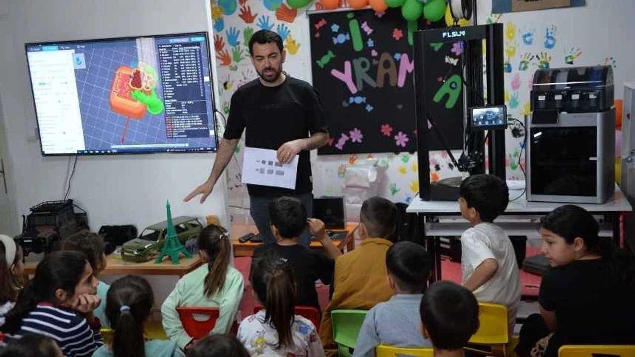 Kahramanmaraş'ta çocuklar HAVELSAN desteğiyle 3D tasarım öğreniyor