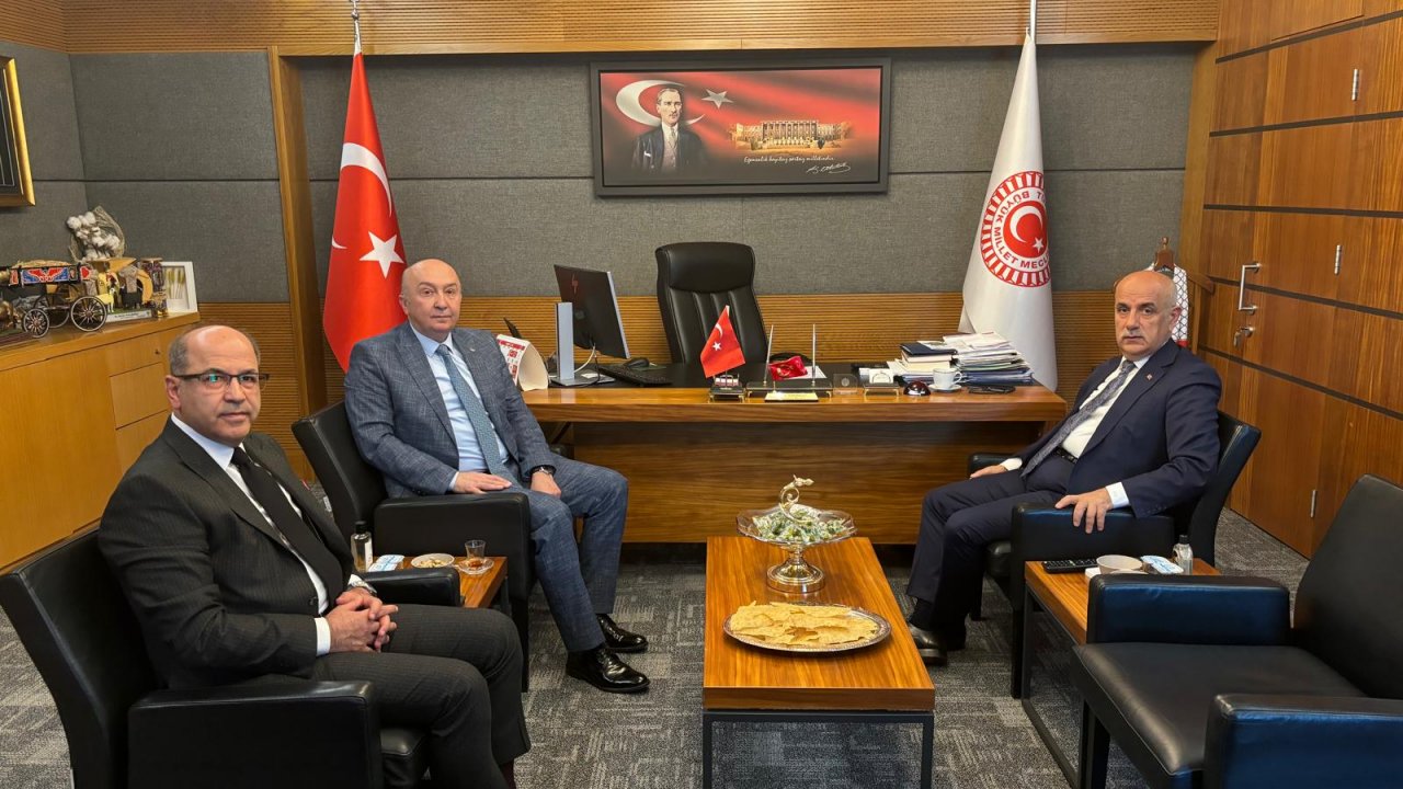 Rektör Yasım’dan Kahramanmaraş Milletvekillerine TBMM’de ziyaret