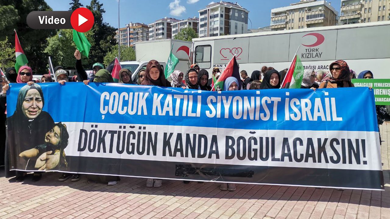 Kahramanmaraş’ta Gazze için 20 gün sürecek nöbet eylemi başladı