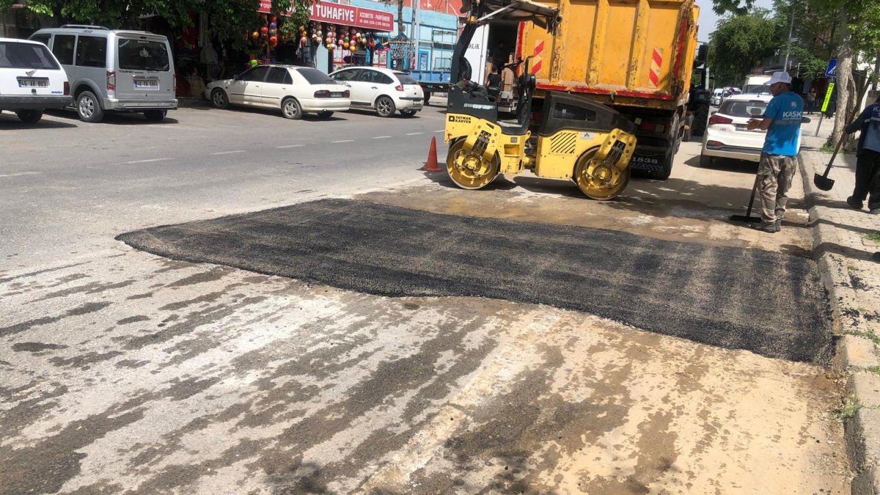 Dulkadiroğlu’nda yol bakım çalışmaları devam ediyor