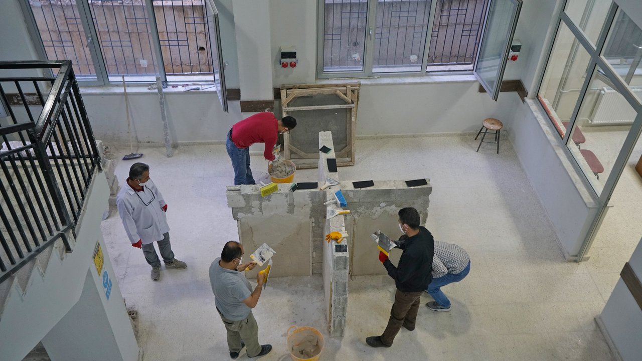 Kahramanmaraş’ta KAMEK’te inşaat sektörüne nitelikli iş gücü kazandırılıyor