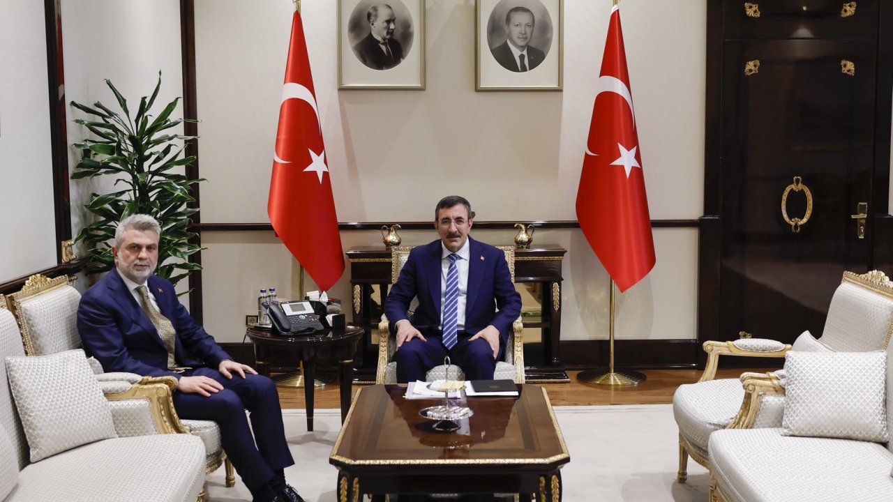 Başkan Görgel, Cumhurbaşkanı Yardımcısı Yılmaz’ı ziyaret etti