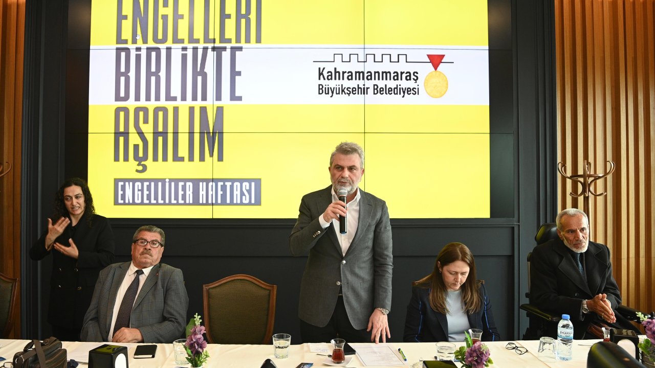 Başkan Görgel: Engelliler için daha yaşanabilir bir Kahramanmaraş inşa ediyoruz