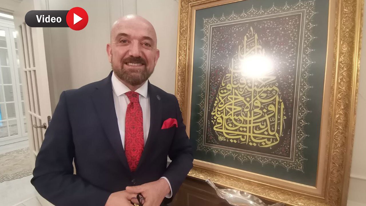 Kahramanmaraş’ta hat sanatının büyük ustası, evini atölyeye dönüştürdü