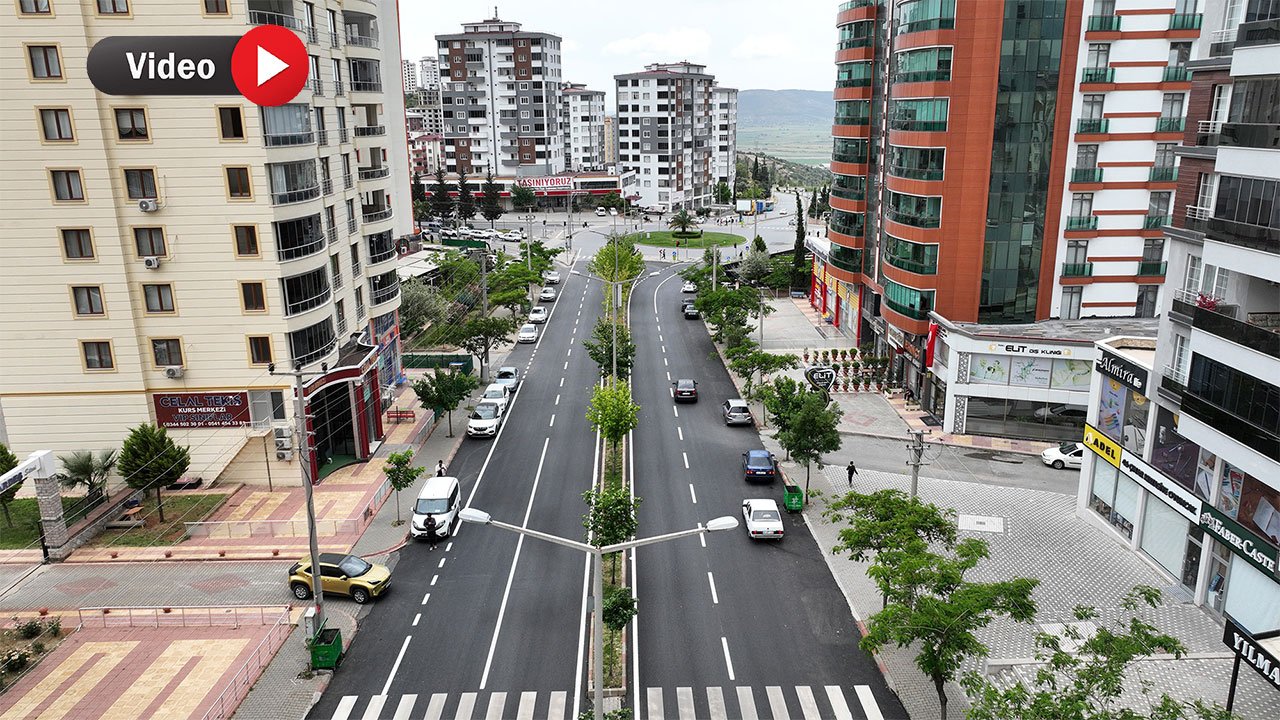 Kahramanmaraş’ta o cadde 8 Milyon TL’lik yatırımla yenilendi