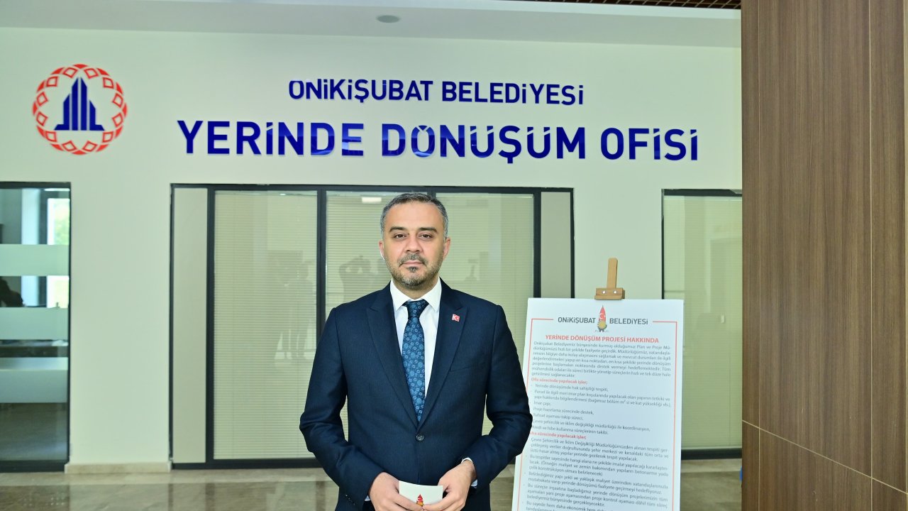 Başkan Hanifi Toptaş, seçim vaatlerinden Yerinde Dönüşüm Ofisi’ni hayata geçirdi