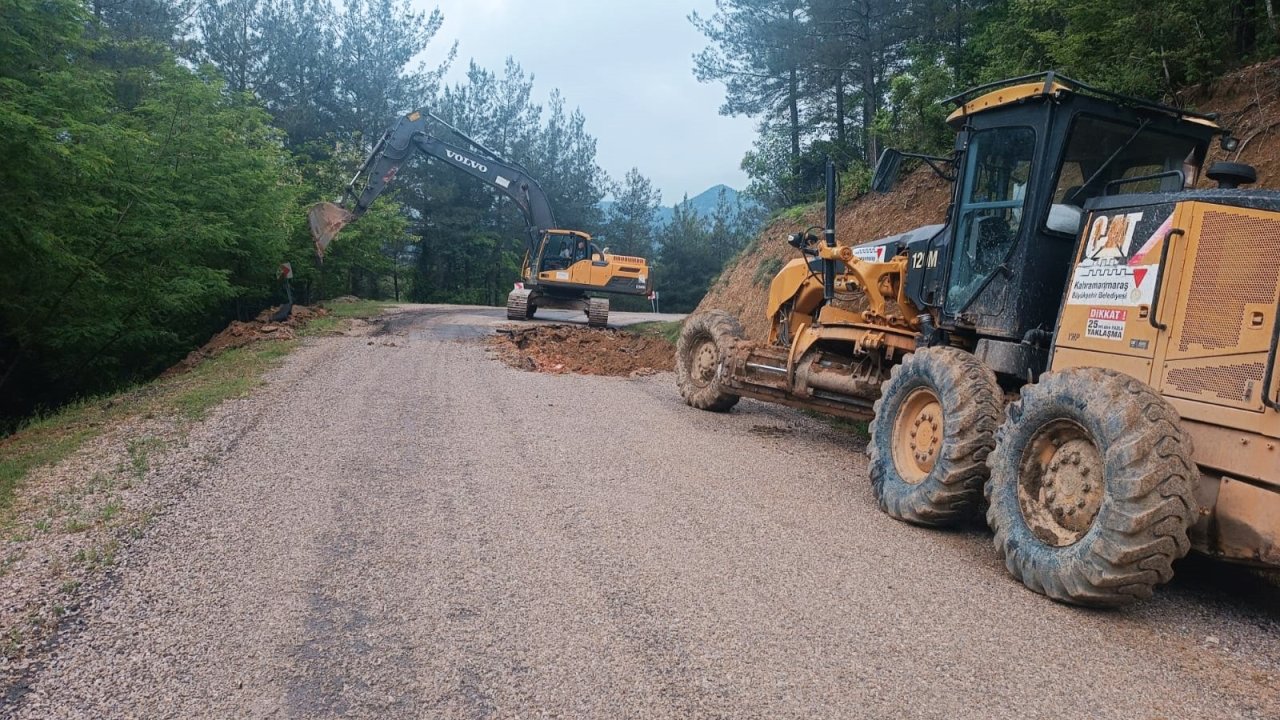 Kahramanmaraş'ın o ilçesinde 21 mahallenin yolları yenileniyor
