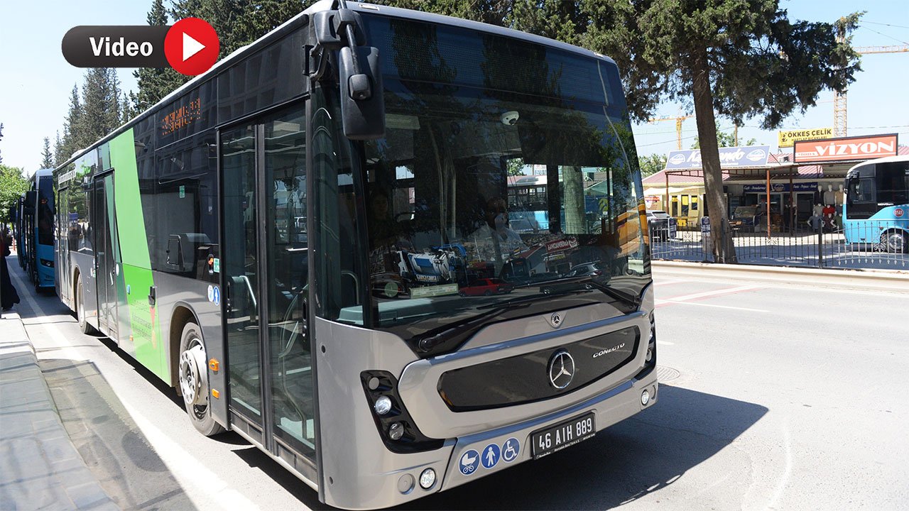 Kahramanmaraş’ın ilk hibrit otobüsleri yollarda!