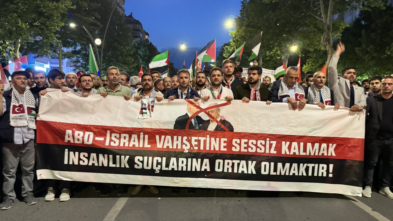 Kahramanmaraş halkı Gazze için yürüdü: İsrail’e tepki yağıyor