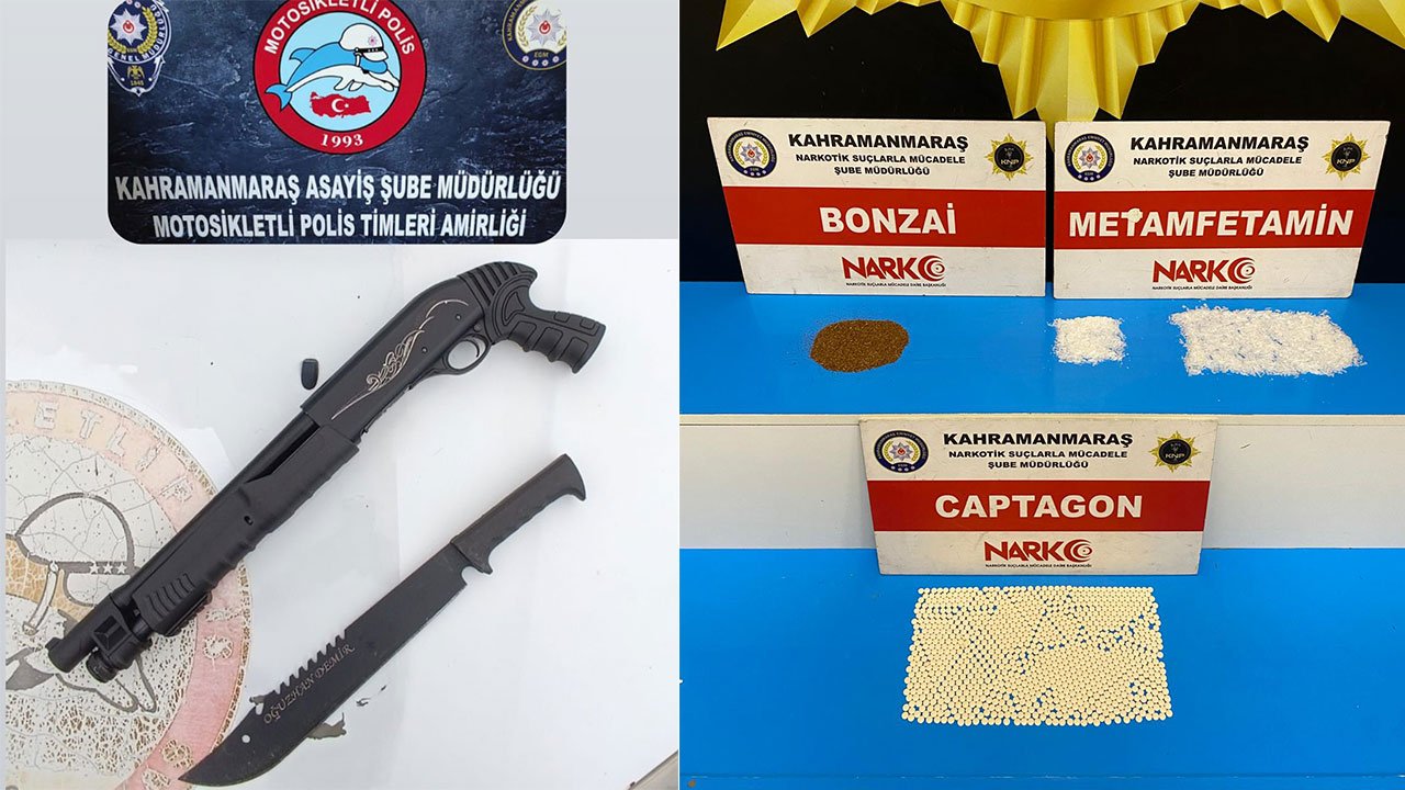 Kahramanmaraş Emniyeti suçlulara göz açtırmıyor! 123 suçlu yakalandı