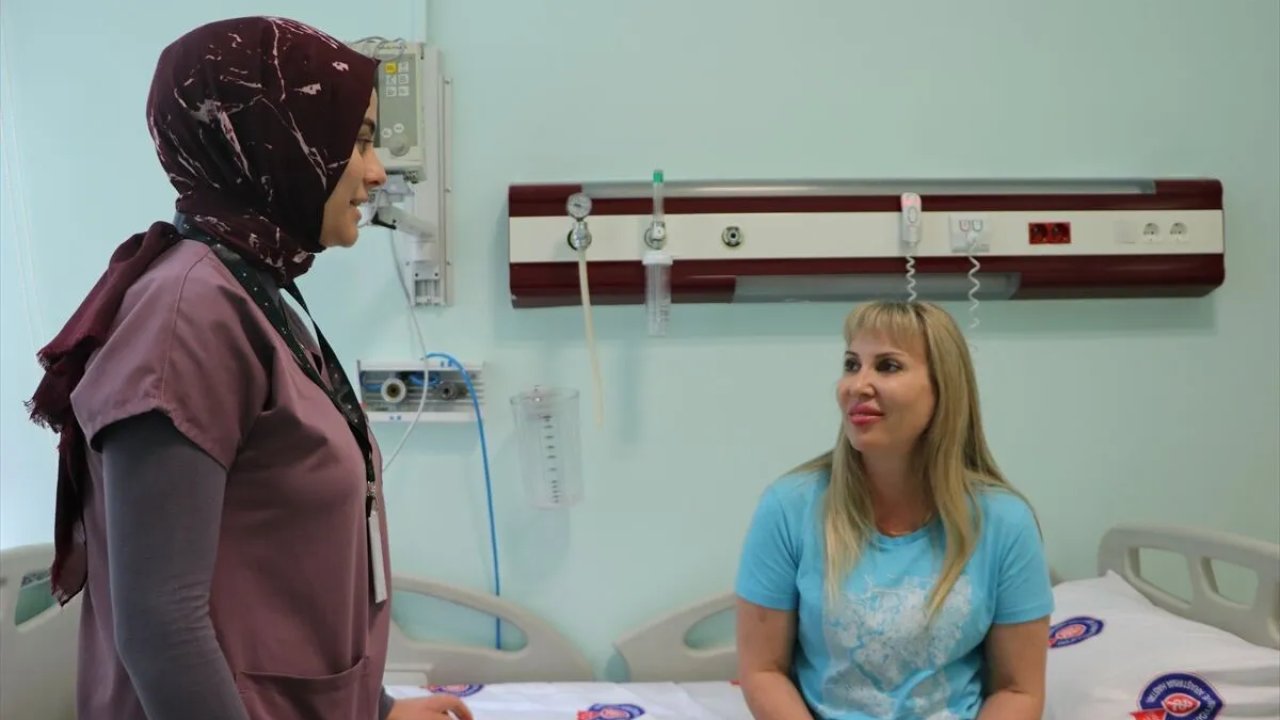 Rus hasta, bağırsak rahatsızlığından Kahramanmaraş'ta kurtuldu