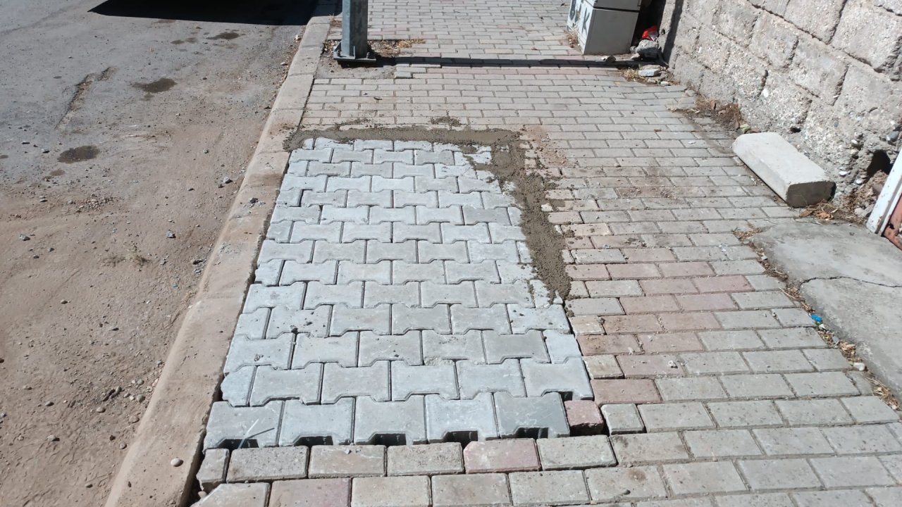 Başkan Akpınar: Kilit parke tamir çalışmalarımız hız kesmeden devam ediyor