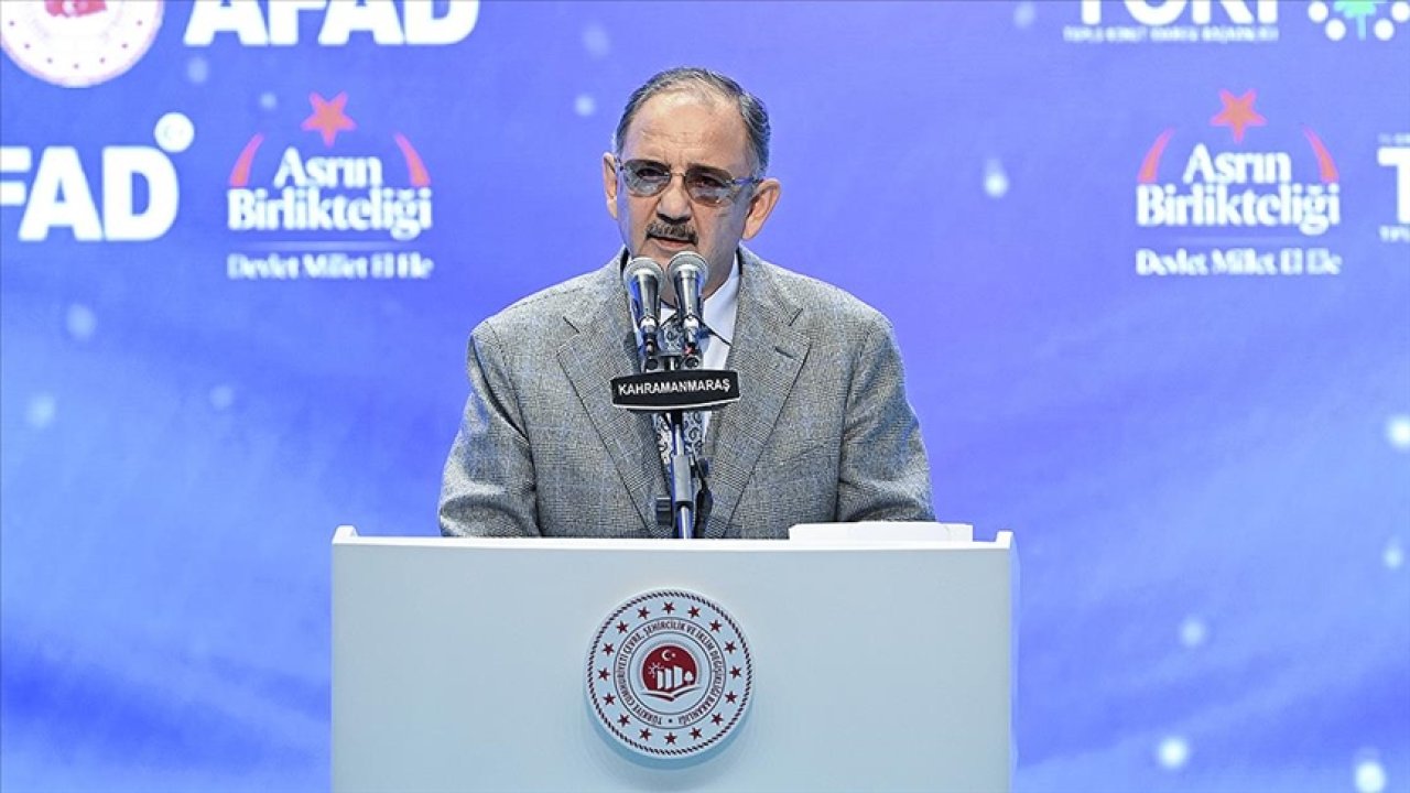 Bakan Özhaseki: Kahramanmaraş, Hatay, Malatya ve Adıyaman'da şehrin meydanını yeniden yapıyoruz