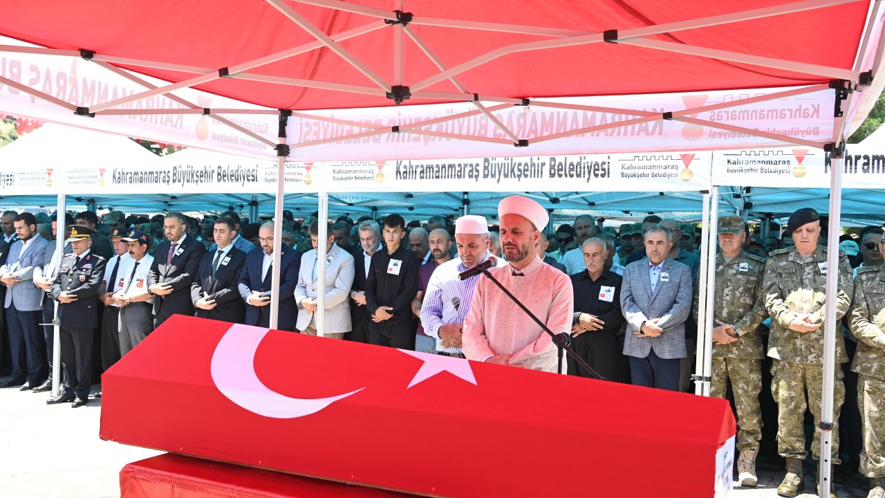 Kahramanmaraşlı şehit Mehmet Ali Horoz son yolculuğuna uğurlandı
