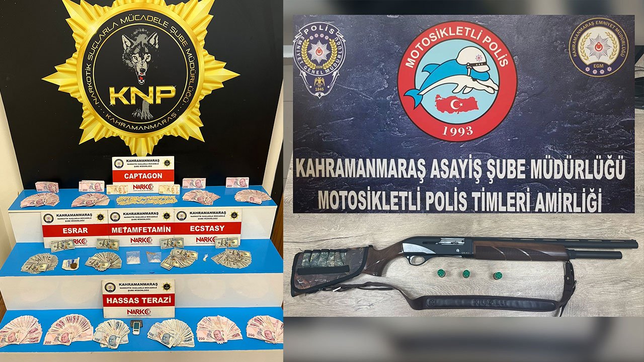 Kahramanmaraş emniyetinden büyük operasyon: 49 şüpheli gözaltında!