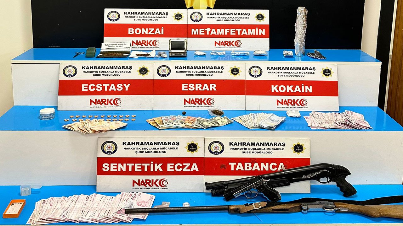 Kahramanmaraş'ta dev operasyon: 141 suçlu yakalandı, 72 kişi tutuklandı