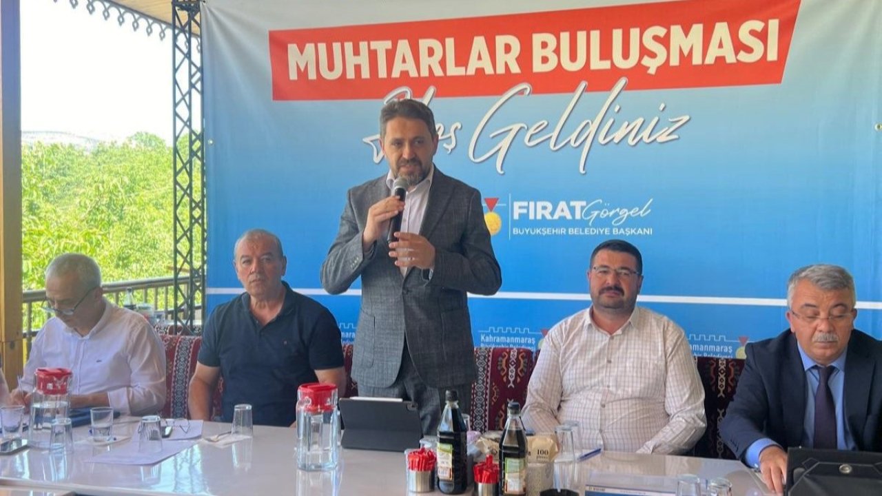 Kahramanmaraş'ta muhtarlar buluştu: Mahalle ihtiyaçları belirleniyor