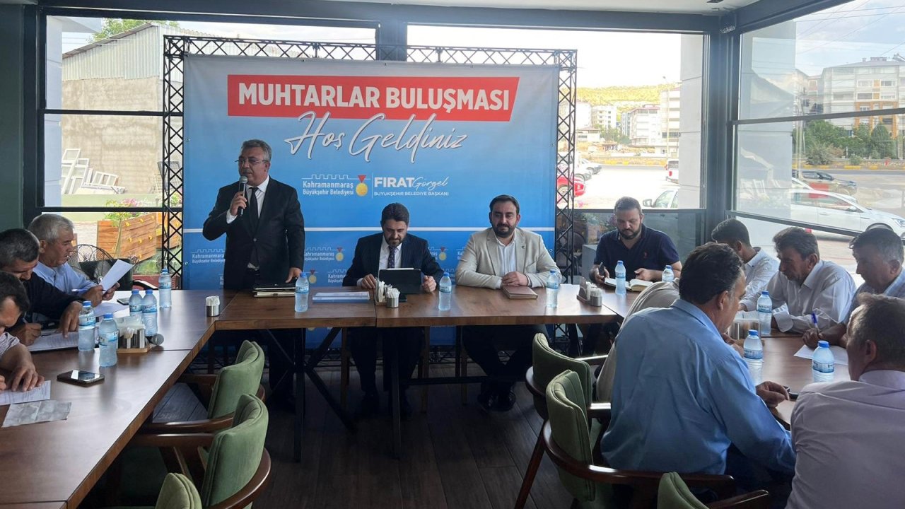Kahramanmaraş Afşin ve Pazarcık’ta muhtarlar buluşması: Mahallelerin ihtiyaçları konuşuldu