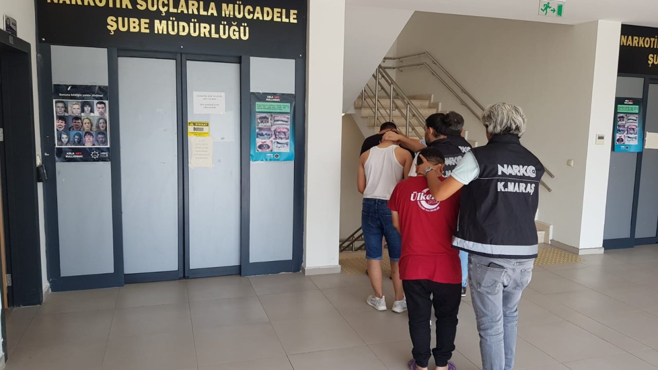 Kahramanmaraş emniyeti'nden uyuşturucu tacirlerine sert darbe!