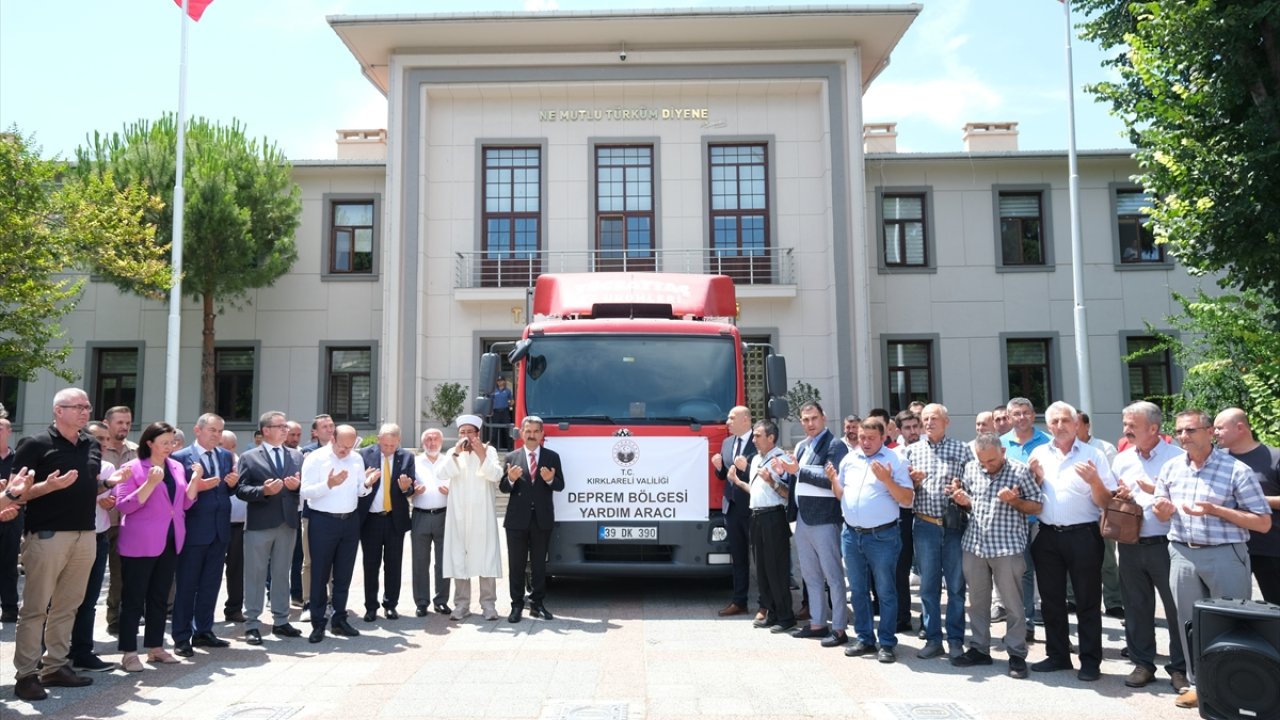 Kırklareli'nden Kahramanmaraş depreminin etkilediği illere 7 ton kavurma ve peynir gönderildi