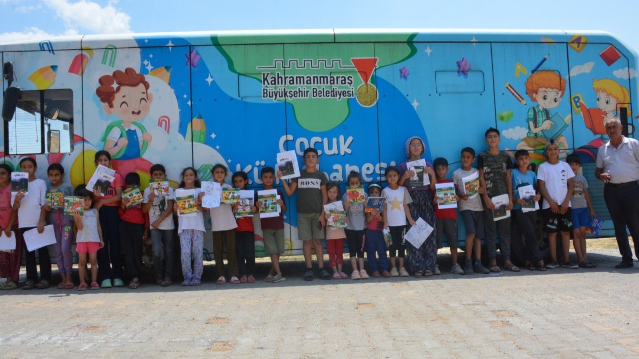Kahramanmaraş'ta Mobil Kütüphane yaz tatilinde de miniklerle bir araya geliyor