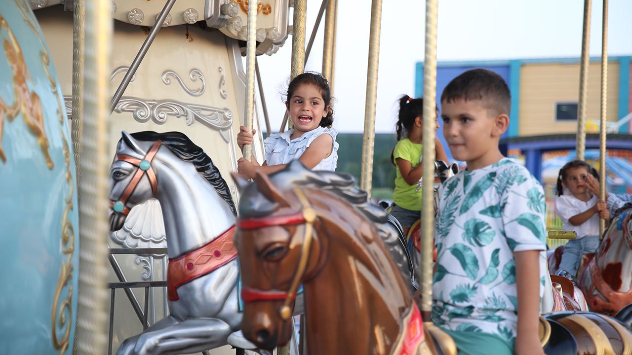 Kahramanmaraş'ta şehit ve gazi çocukları için eğlence programı düzenlendi