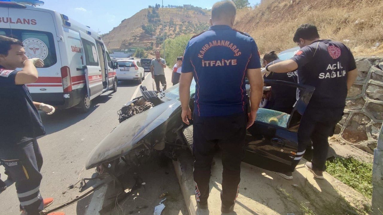 Kahramanmaraş’ta kaza: 1 yaralı